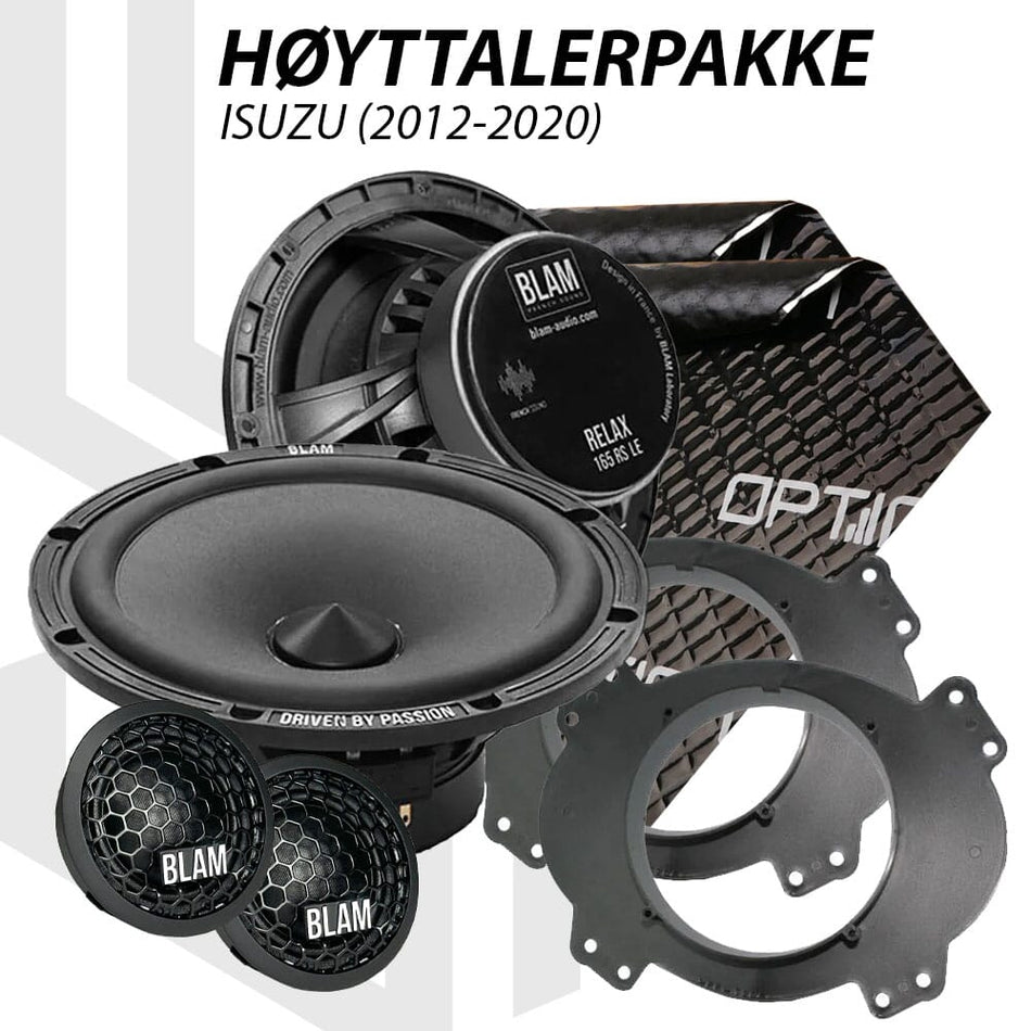 BLAM Relax høyttalerpakke Isuzu