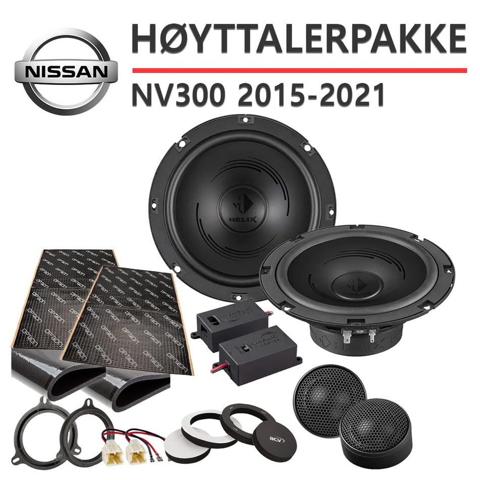 Høyttalerpakke Nissan NV300