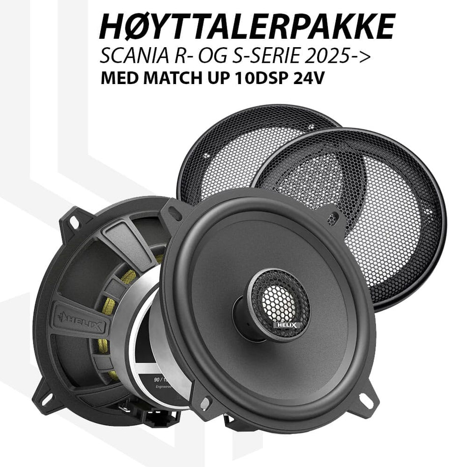 Helix Compose høyttalerpakke for Scania