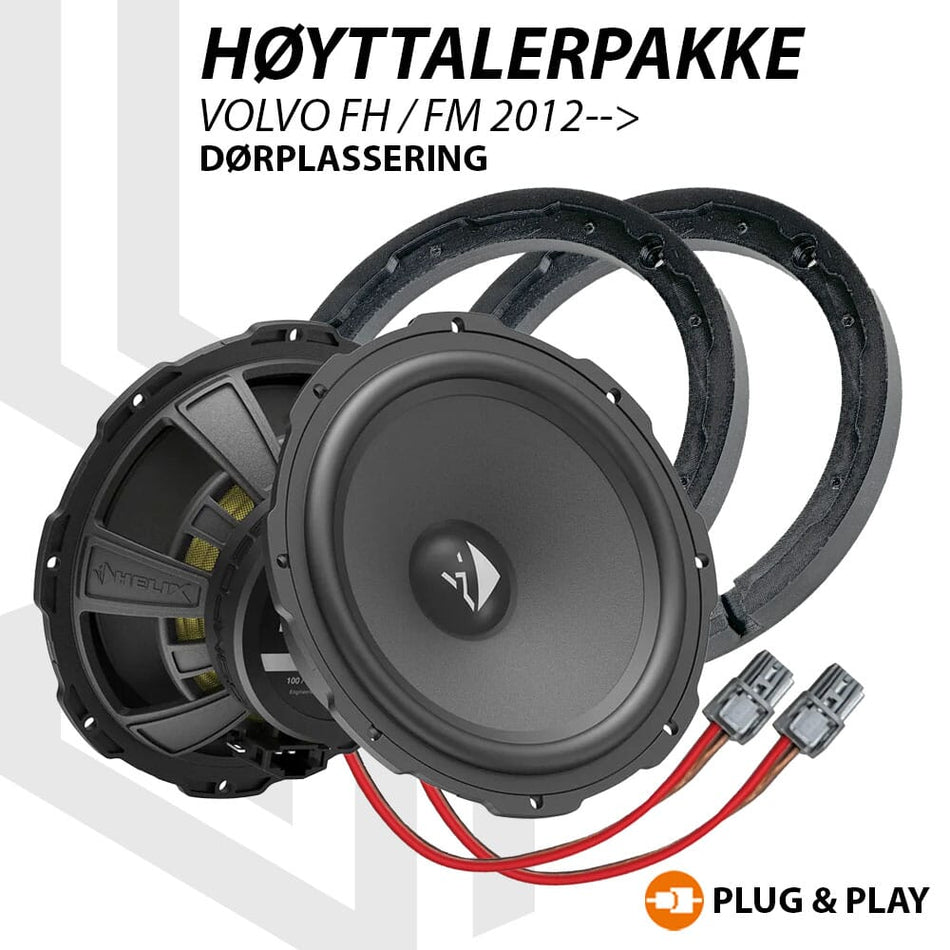 HELIX Compose høyttalerpakke Volvo FH / FM