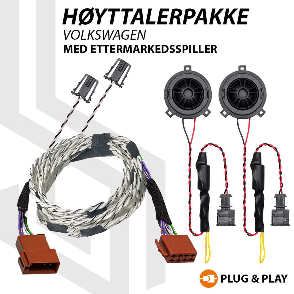 OPTION høyttalerpakke Volkswagen