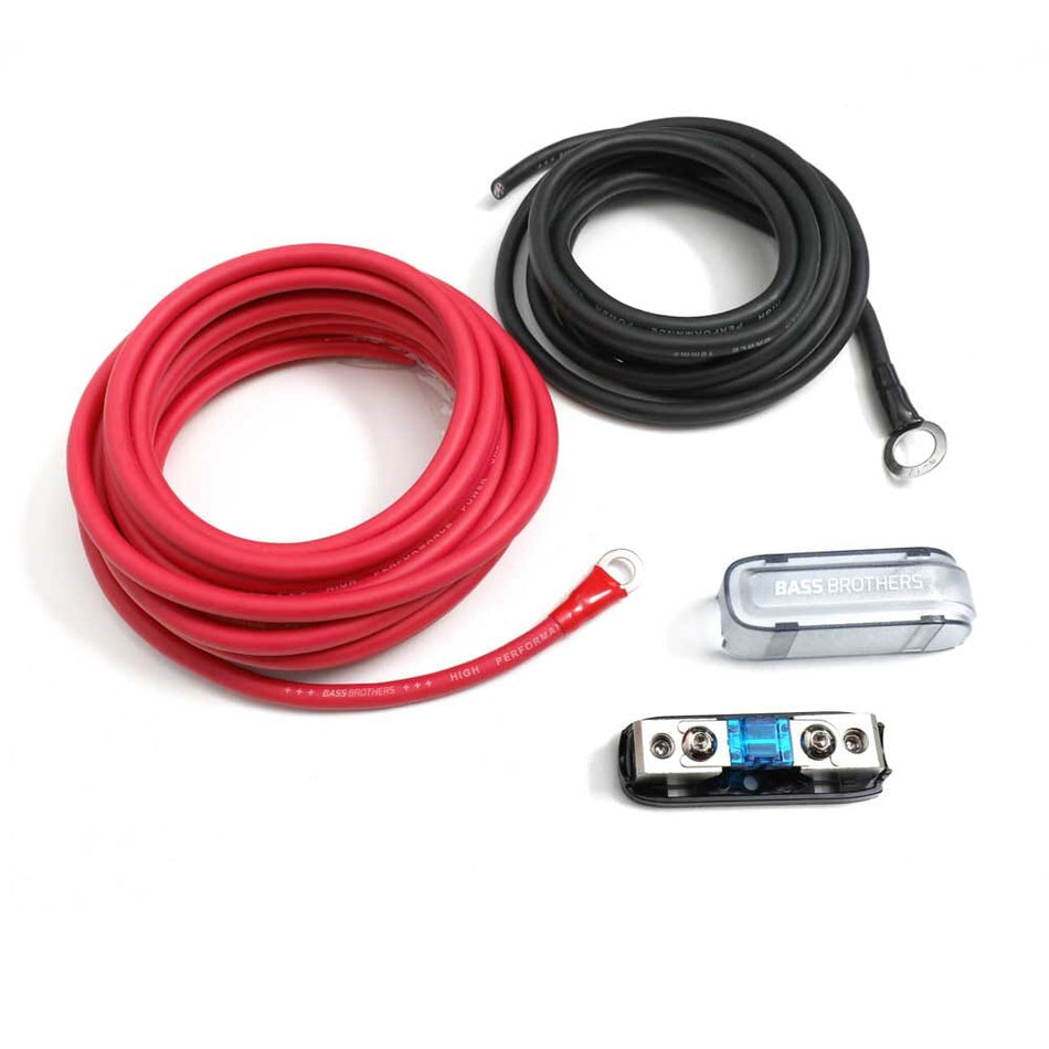 Bass Brothers 10mm2 strømkabelsett (5,5m)