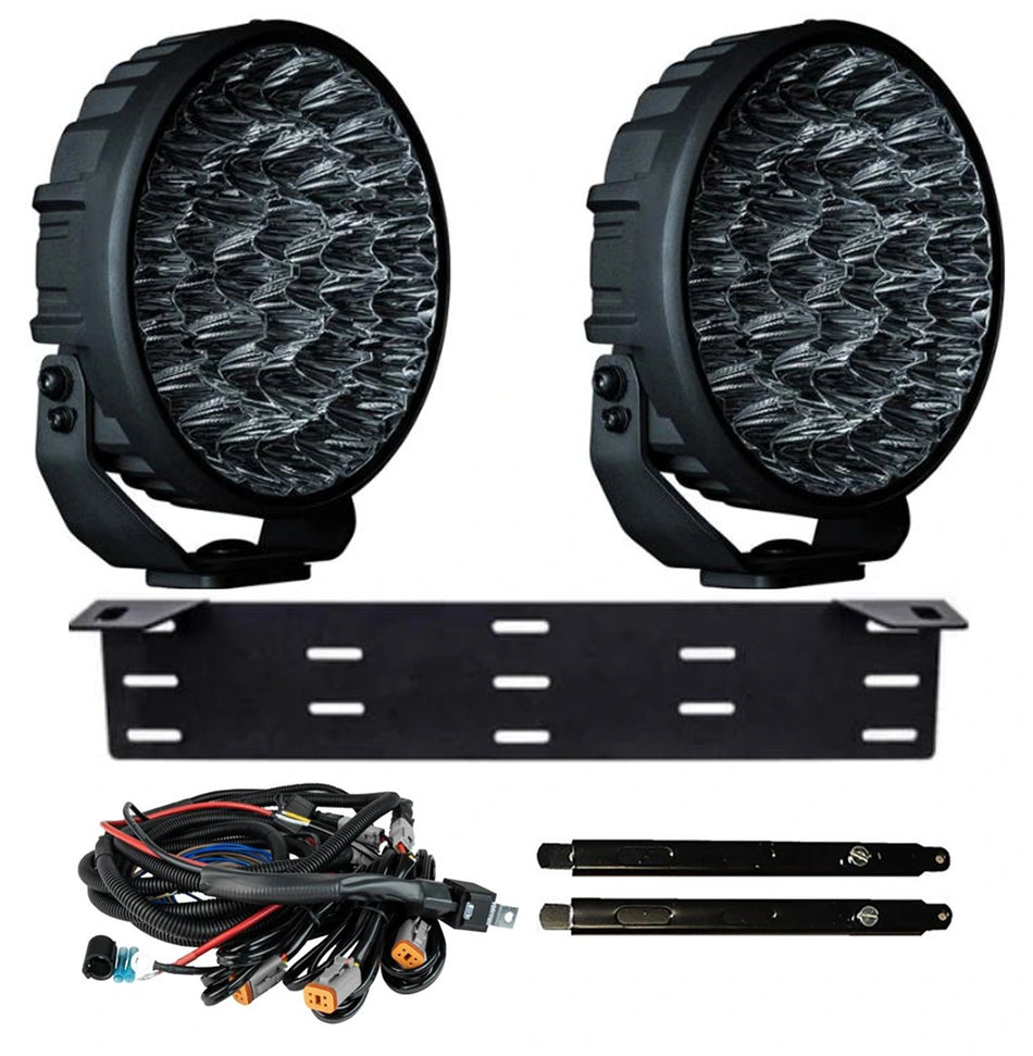 2x BIG ENERGY RAW 9" komplett lyspakke