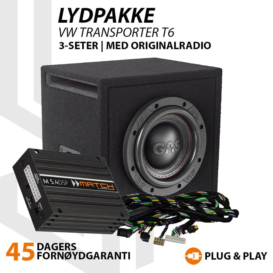 Match Lydoppgraderingspakke VW Transporter T6