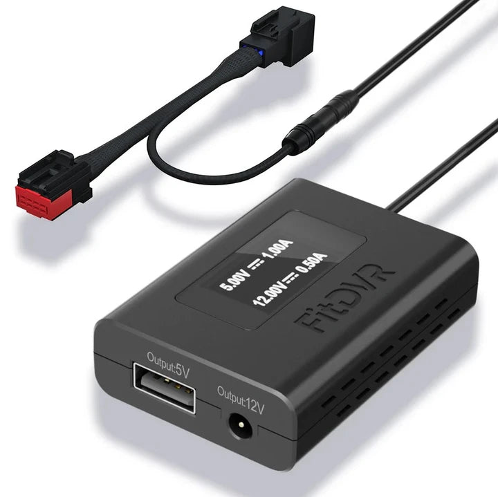 FitDVR Dashcam Power Adapter, Jaguar/Land Rover 8-pin