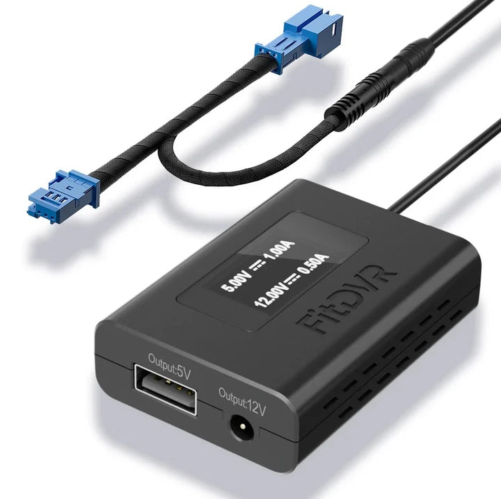 FitDVR Dashcam Power Adapter