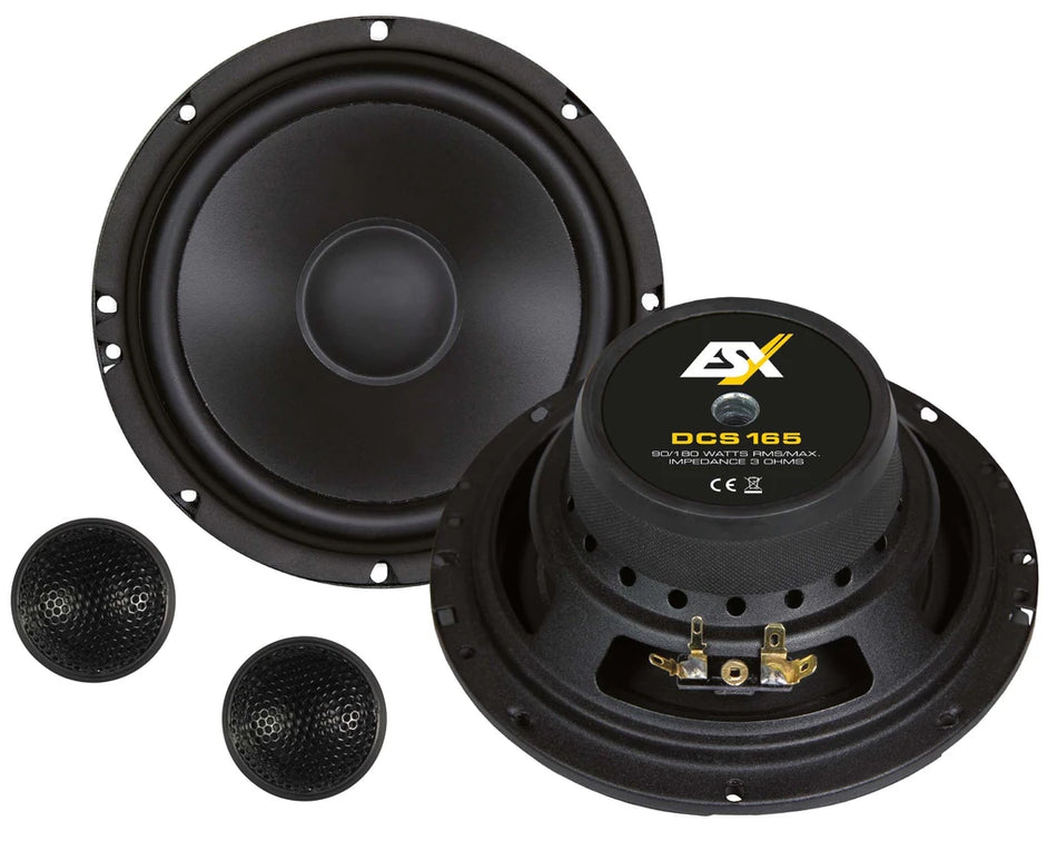 ESX 6,5"  komponentsett 90/180W