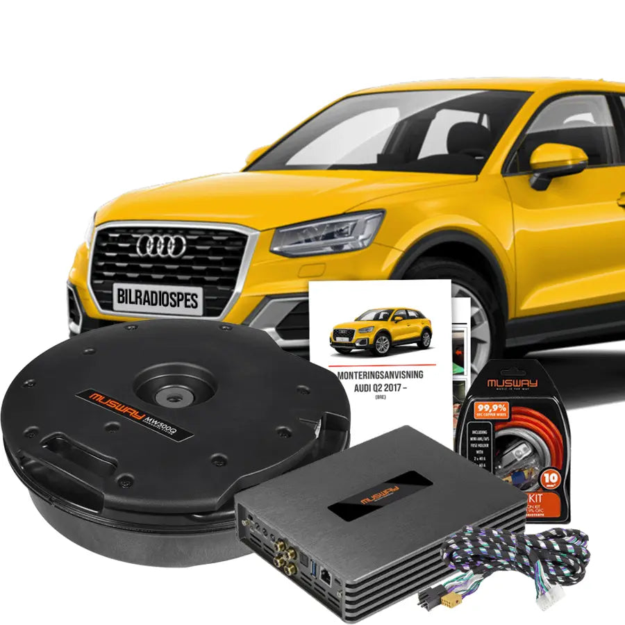 Lydoppgraderingspakke Audi Q2 2017 -->