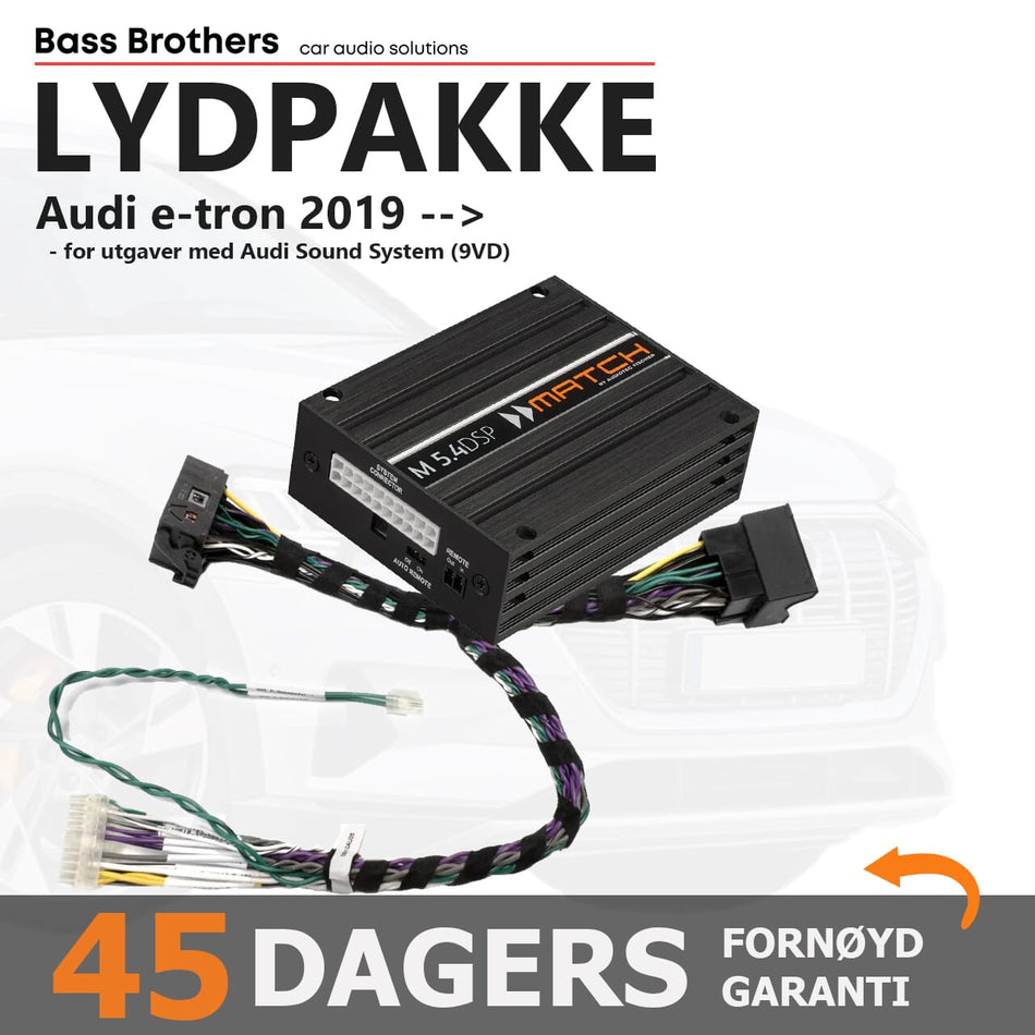 Match lydoppgraderingspakke Audi e-tron