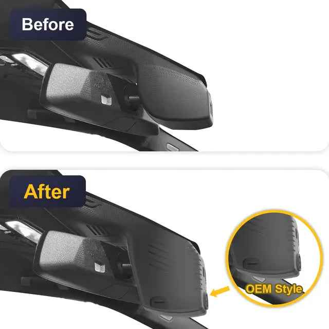 FitCamX dashcam BMW detalj