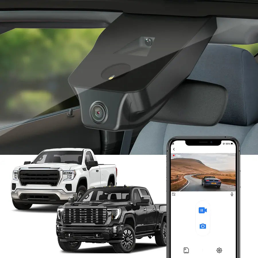 FITCAMX Integrert 4K Dashcam (foran)