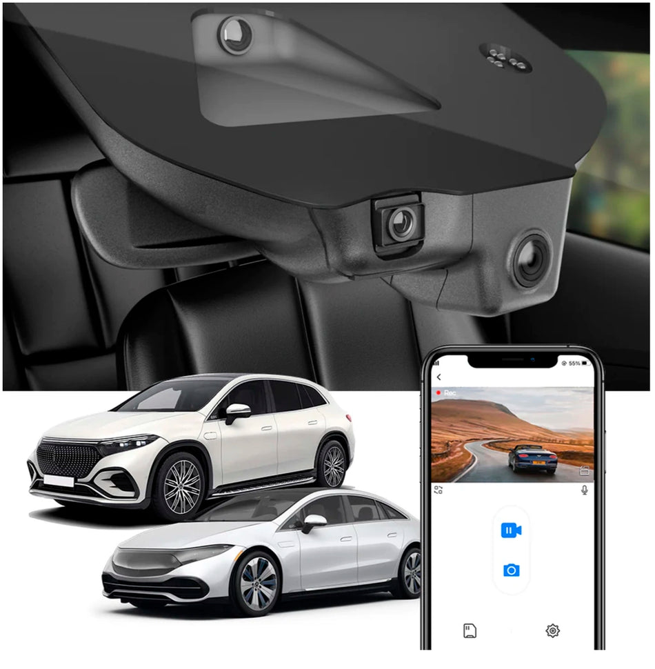 FITCAMX Integrert 4K Dashcam (foran), MB EQS (V297) (2021 og nyere) "6372"