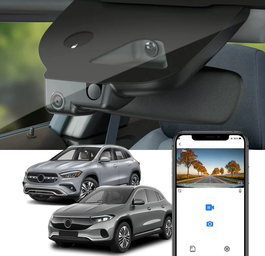 FITCAMX Integrert 4K Dashcam (foran), MB EQA (2024 til 2025)