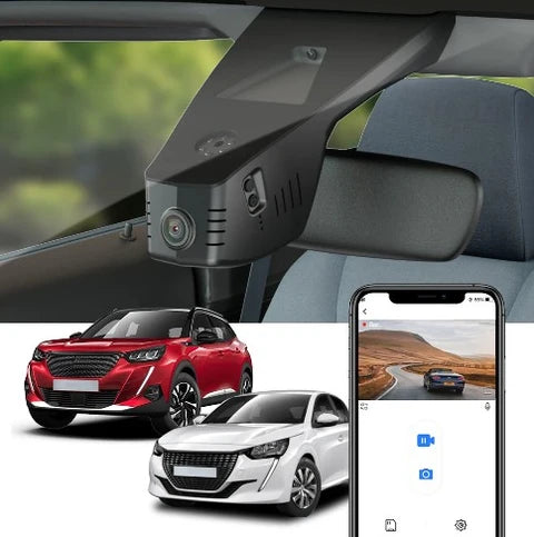 FITCAMX Integrert 4K Dashcam (foran+bak), PSA/Opel (2019 og nyere)