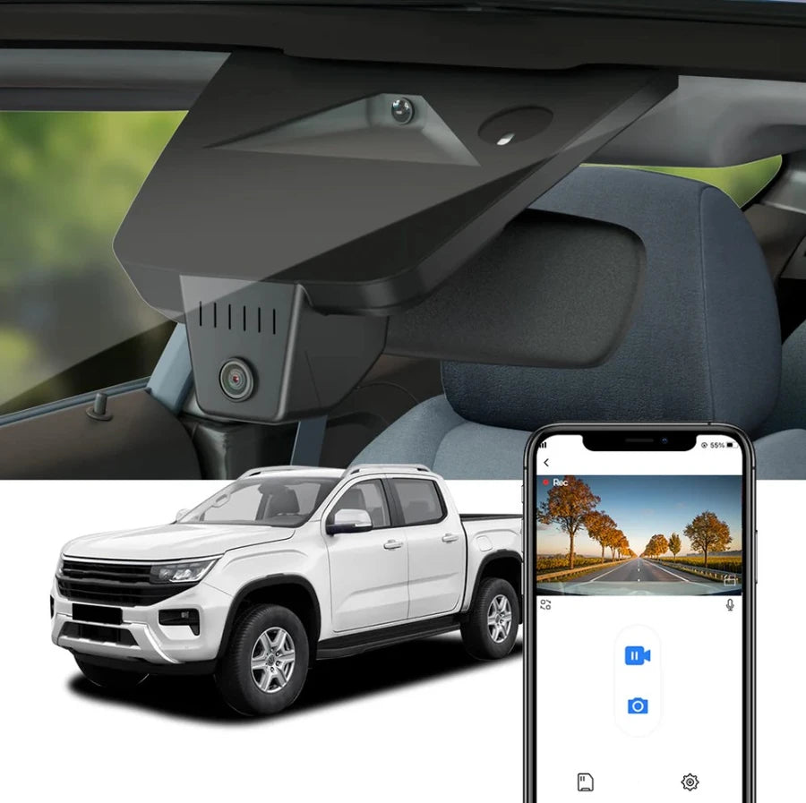 FITCAMX Integrert 4K Dashcam (foran), VW Amarok / Ford Ranger (2023 til 2025)