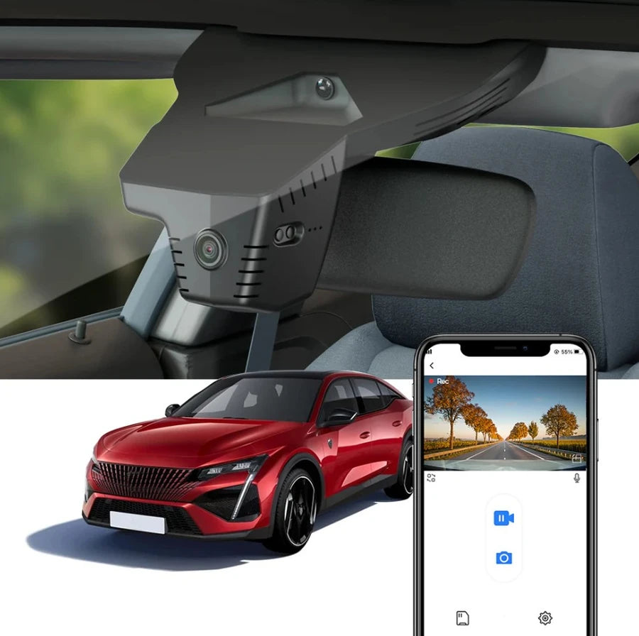 FITCAMX Integrert 4K Dashcam (foran), PSA/Opel (2024 og nyere)