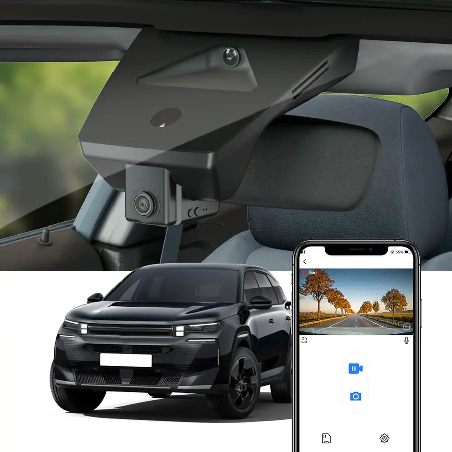 FITCAMX Integrert 4K Dashcam (foran)