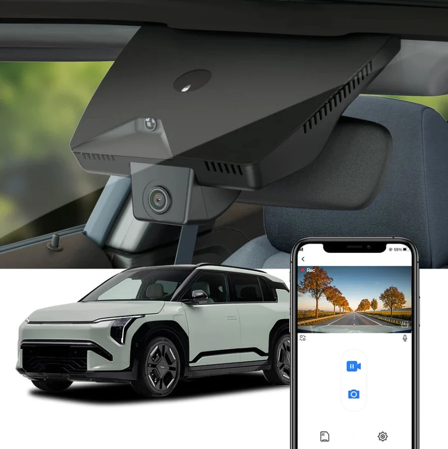 FITCAMX Integrert 4K Dashcam (foran+bak)