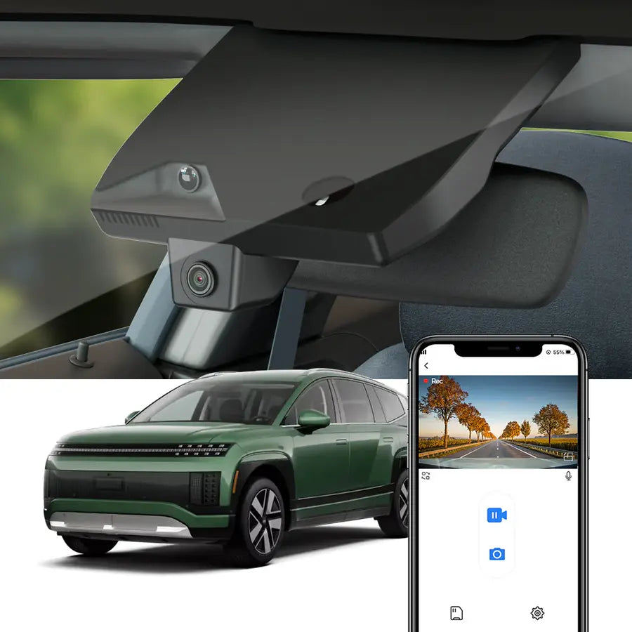 FITCAMX Integrert 4K Dashcam (foran+bak)