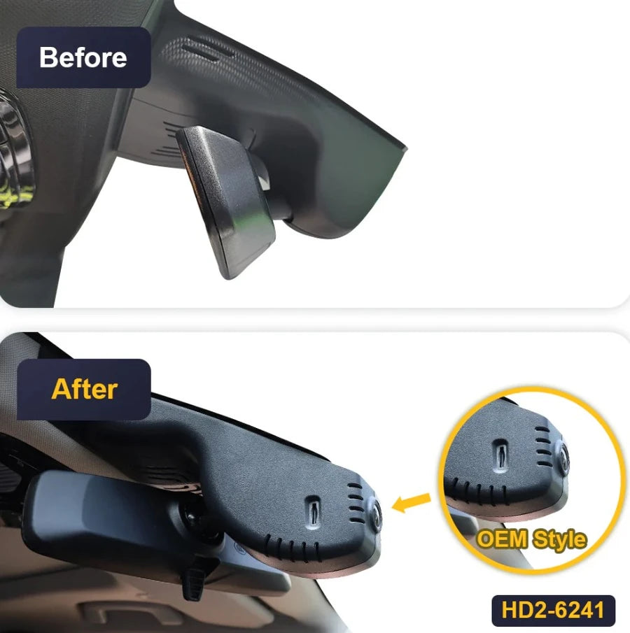 FITCAMX Integrert 4K Dashcam (foran+bak), BMW iX3/Z4 (2019 og nyere)