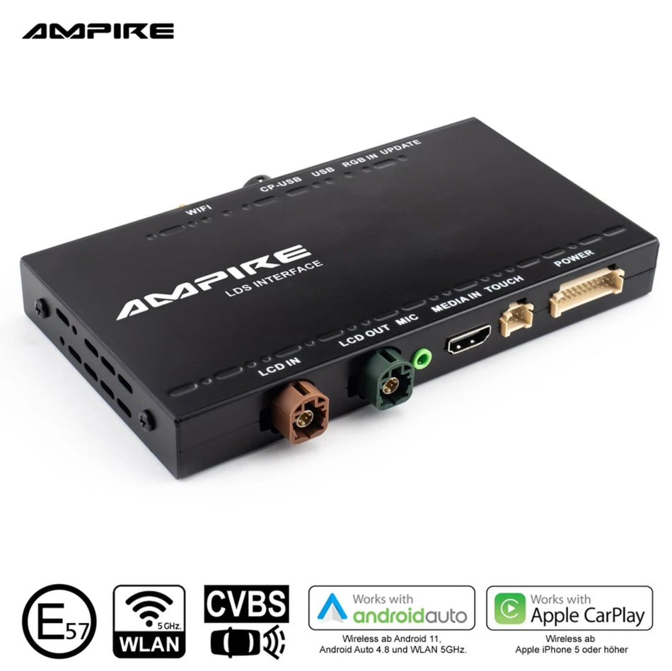 Ampire Trådløs Apple Carplay/AndroidAuto