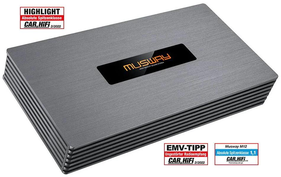 Musway 12-kanals DSP-forsterker