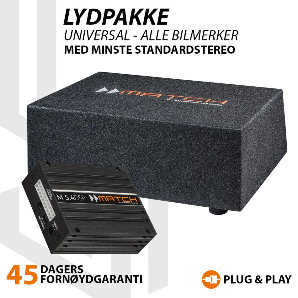 Match 10`` universal lydpakke