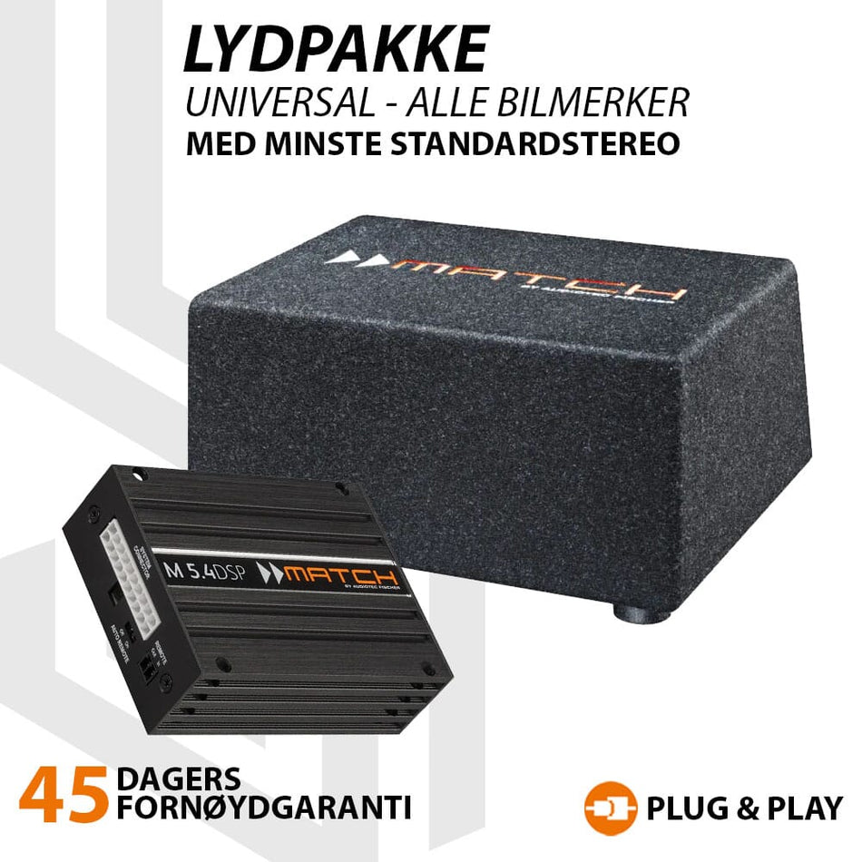 Match 8`` universal lydpakke
