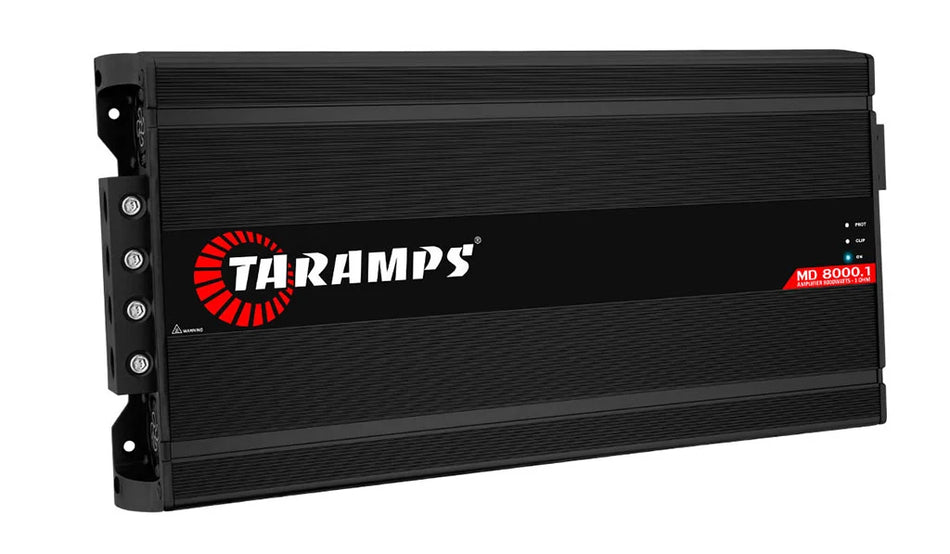 Taramps Bilforsterker 1x8000W 1 ohm sort