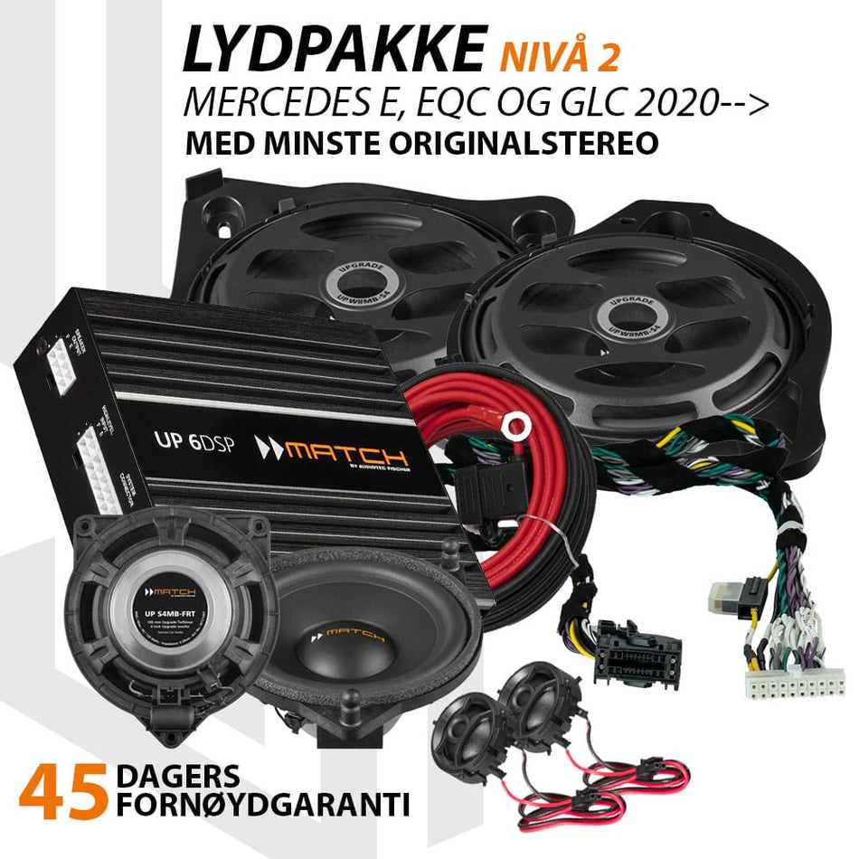 Match Lydoppgraderingspakke Mercedes BASE - Nivå 2