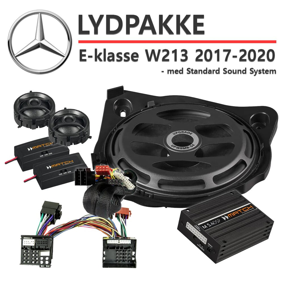 Lydoppgraderingspakke Mercedes E-klasse