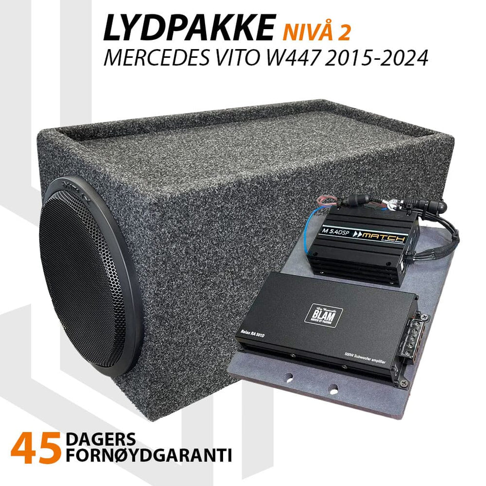 Match Lydoppgraderingspakke Mercedes Vito W447 2015-2024