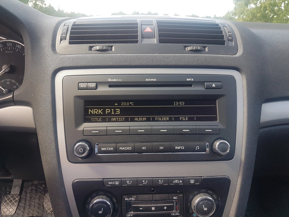 norDAB Premium DAB-integrering VW