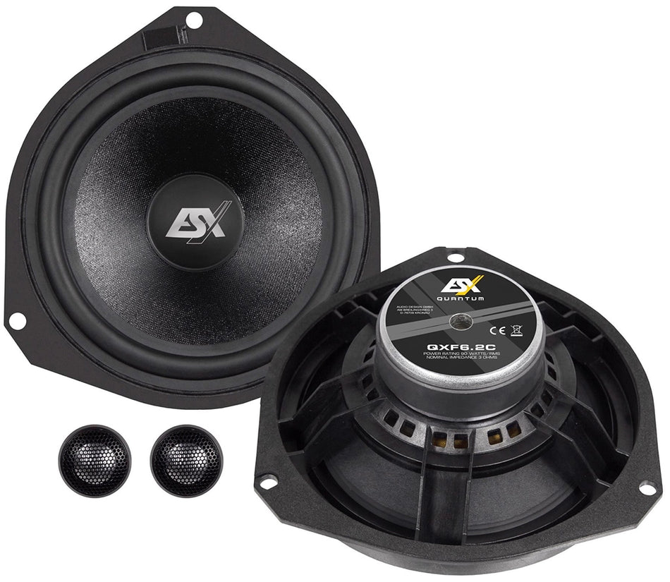 ESX 6"  komponentsett 90/180W