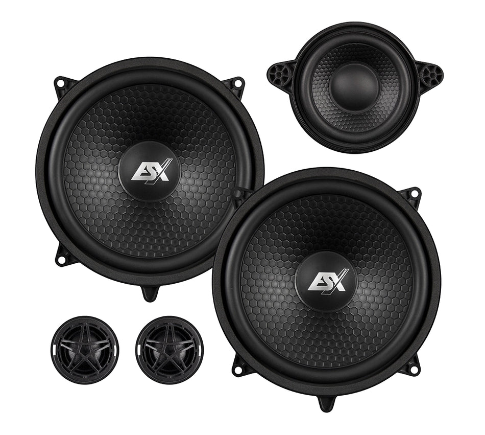 ESX 6"  3-veis komponentsett 90/180W