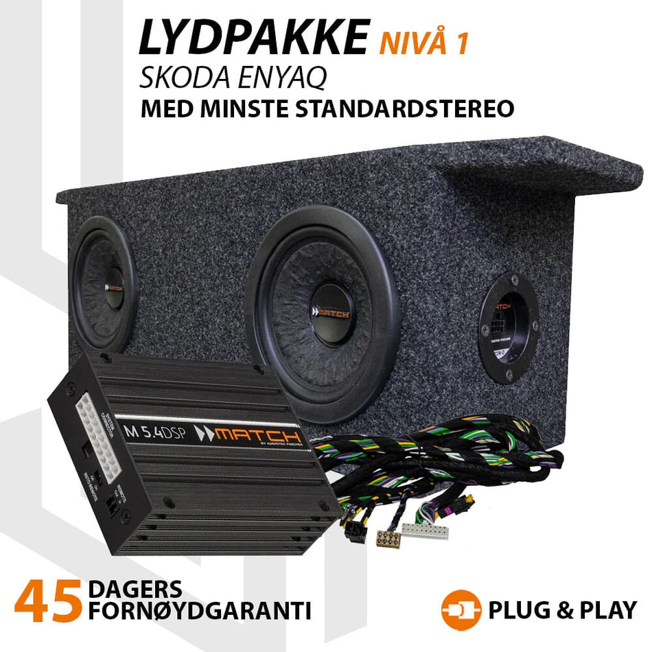 Match lydppgraderingspakke Skoda Enyaq