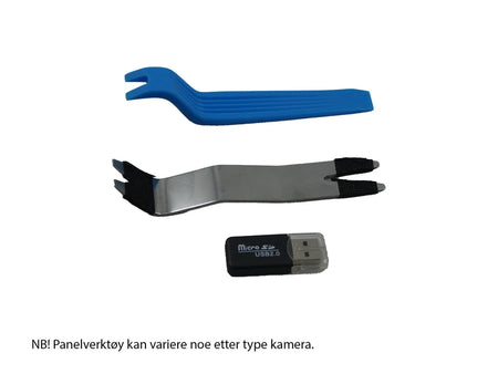 FITCAMX Integrert 4K Dashcam (foran+bak), MB CLS/E-klasse (2017 til 2023) "6118" Sort (bilde 3)