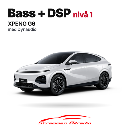 Bass + DSP-pakke nivå 1 XPENG G6 (Dynaudio)