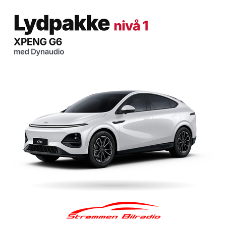 Lydpakke nivå 1 XPENG G6 (Dynaudio)